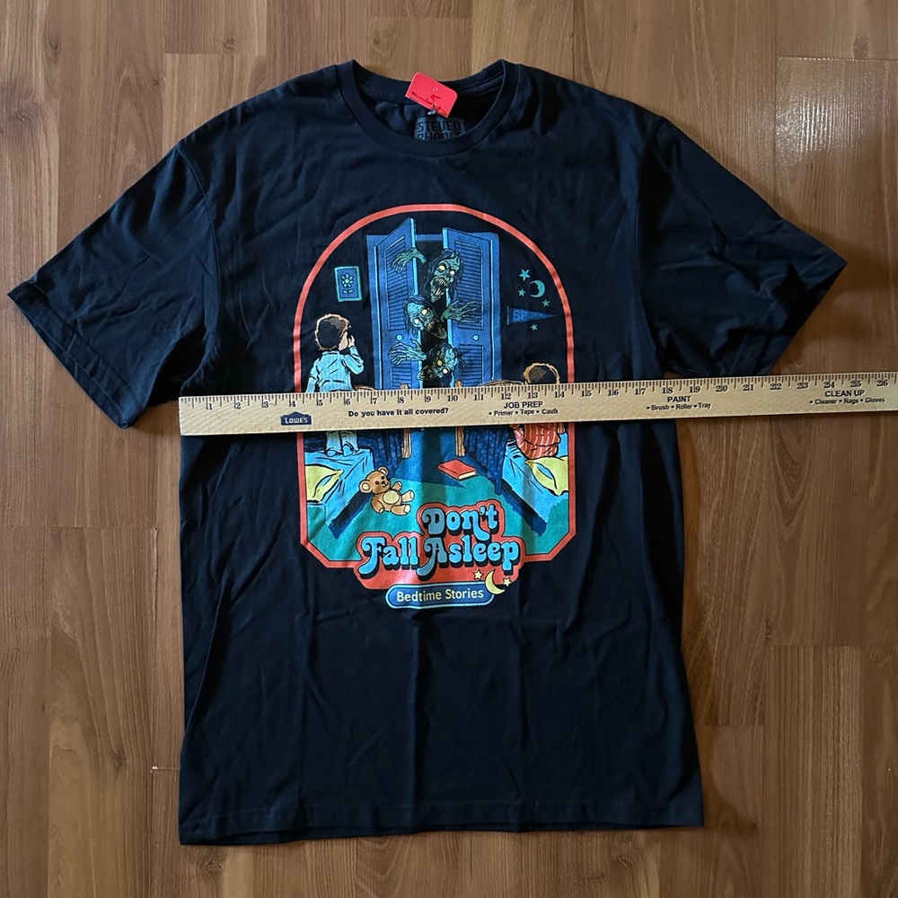 NWT Steve Rhodes Don’t Fall Asleep Bedtime Stories T-Shirt size medium 🆕 - Picture 5 of 7